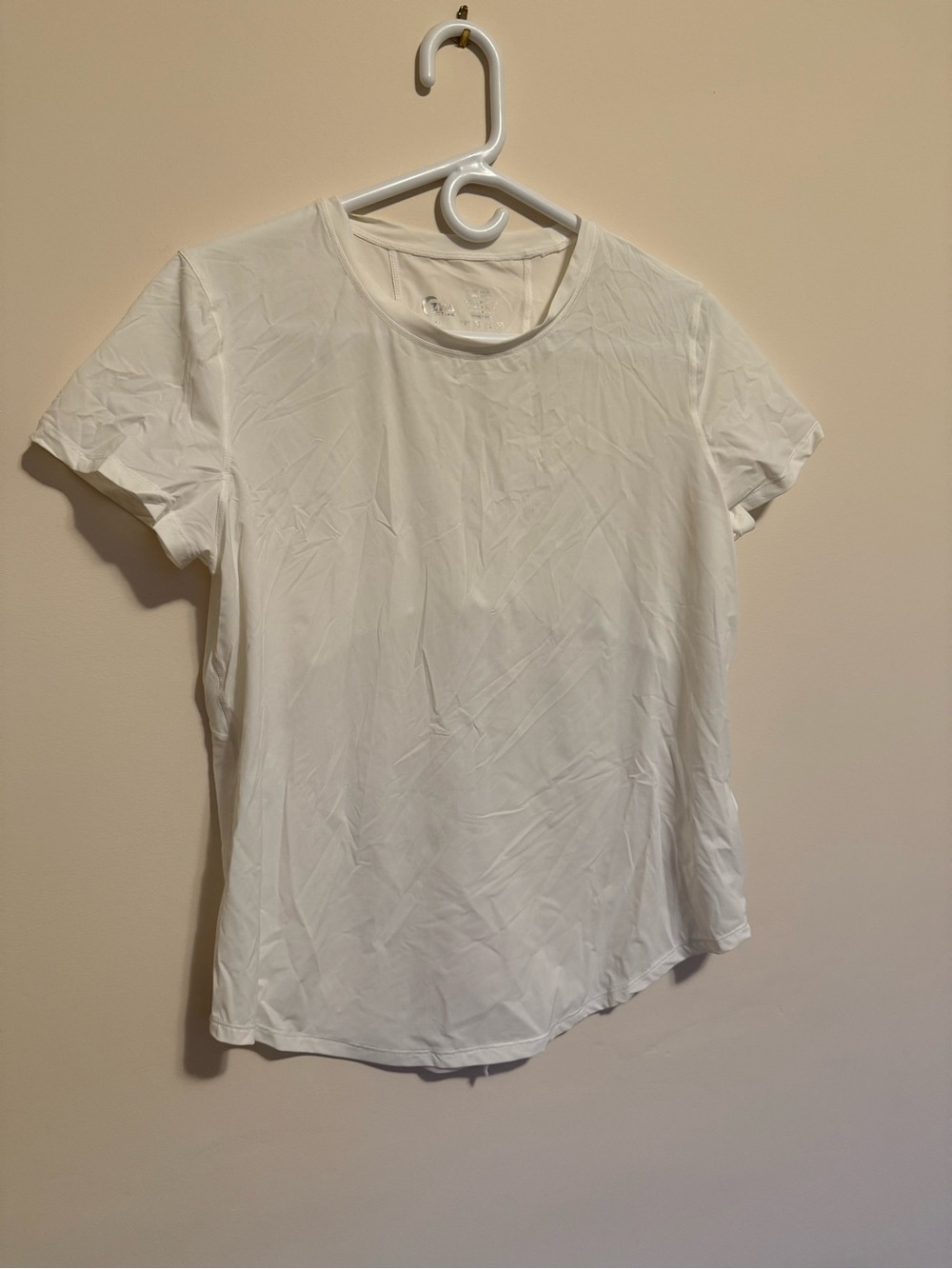 ZYIA White Short Sleeve Crew Tee